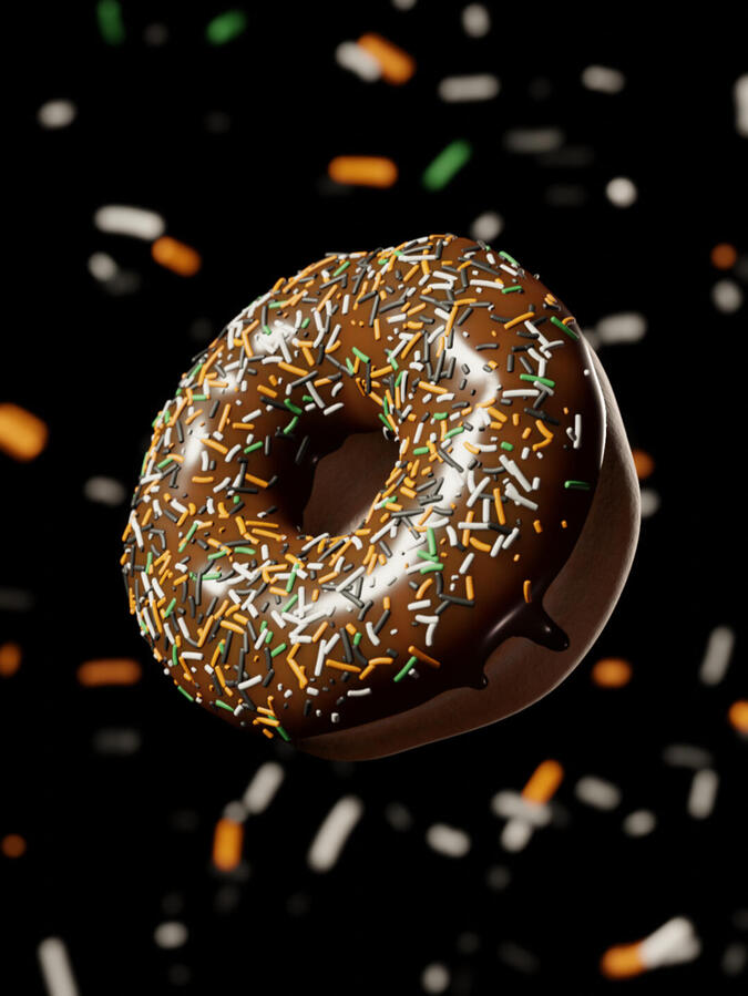 Floating donut