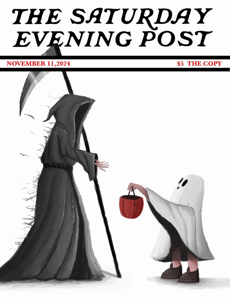 Saturday Evening Post cover illustration