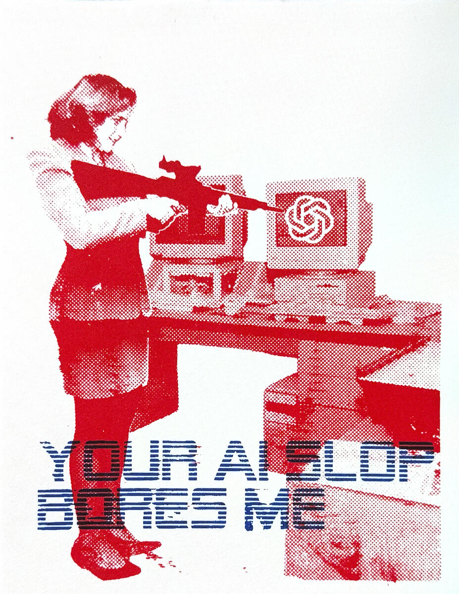 Anti AI Poster
